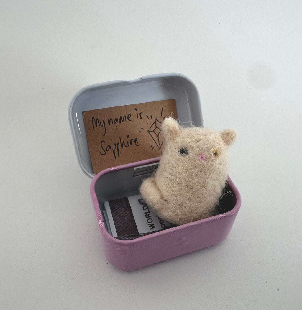 Felted Animal - Sapphire