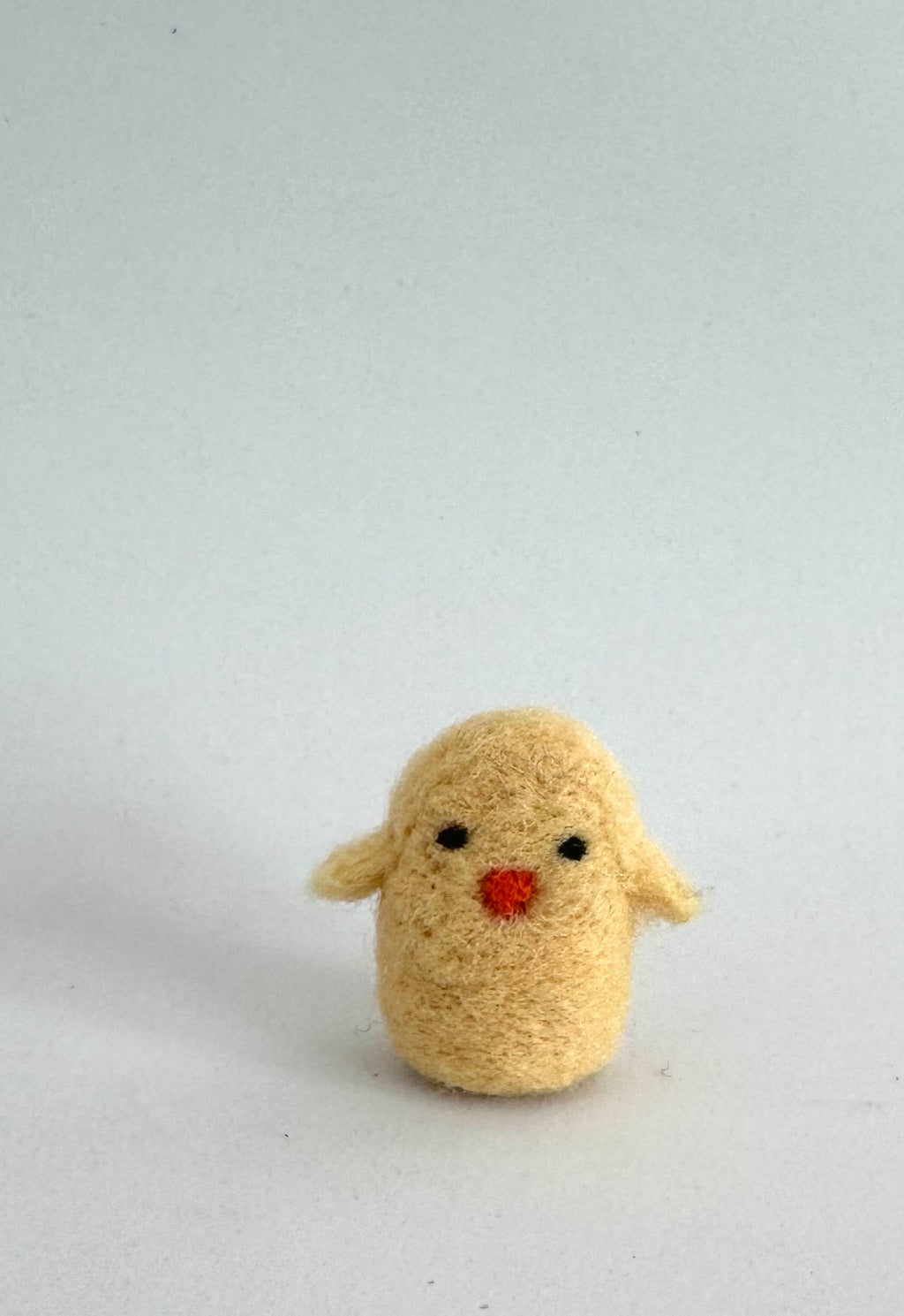 Felted Animal - Lemon Drop
