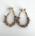 Gemstone Earrings - Picture Jasper