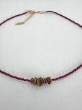 Beaded Necklace - Jasper