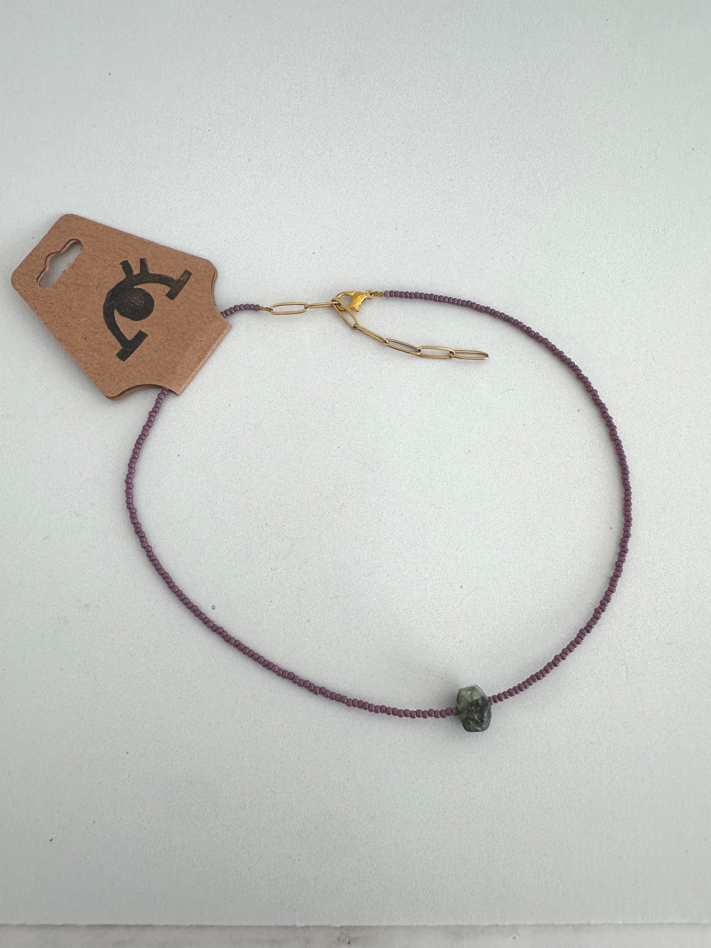Beaded Necklace - Agate