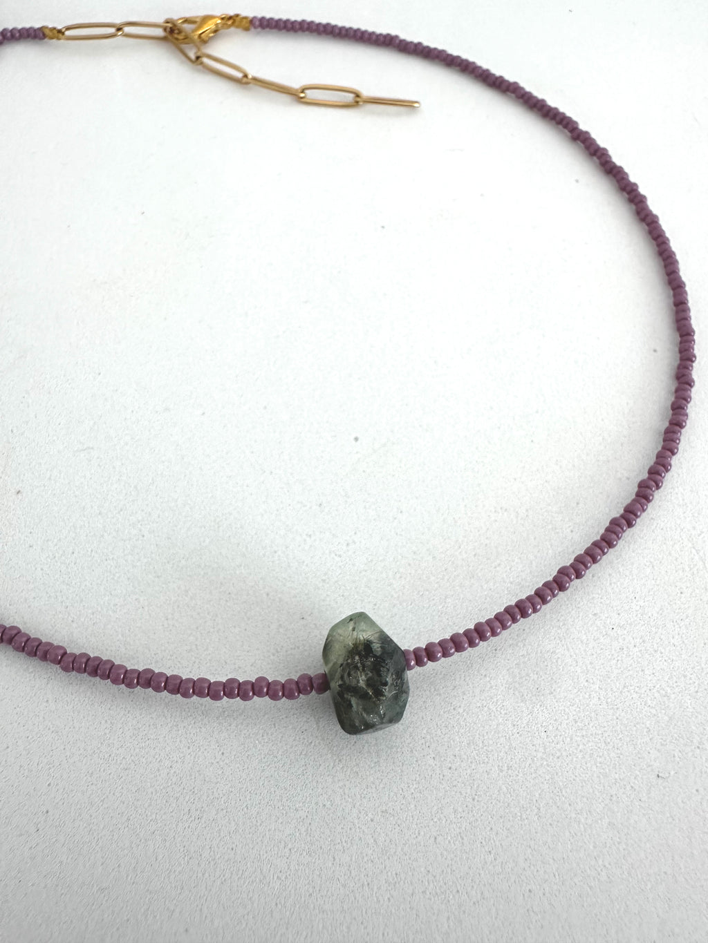 Beaded Necklace - Agate
