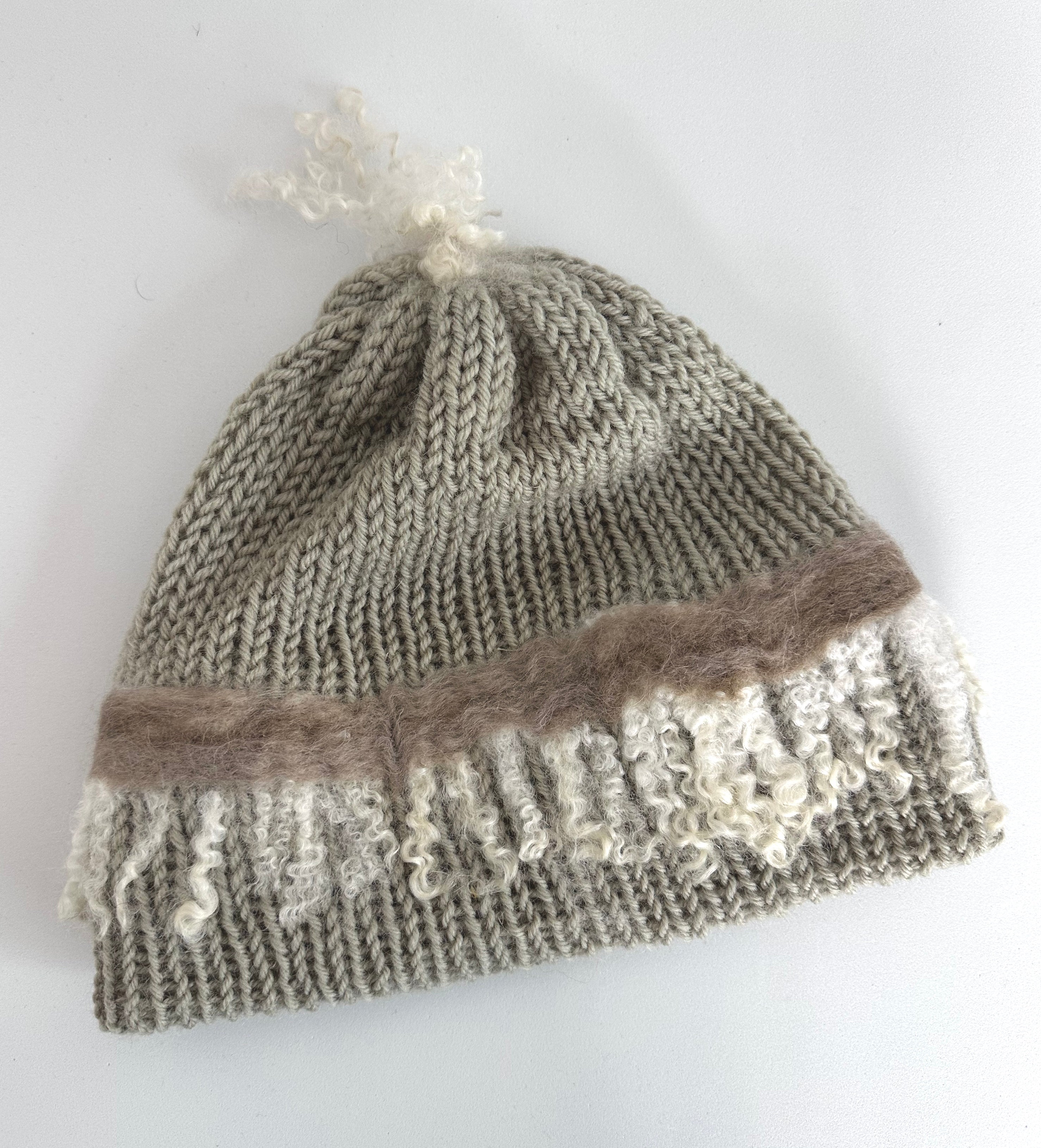 Knitted beanie #1 - made in Waiuku