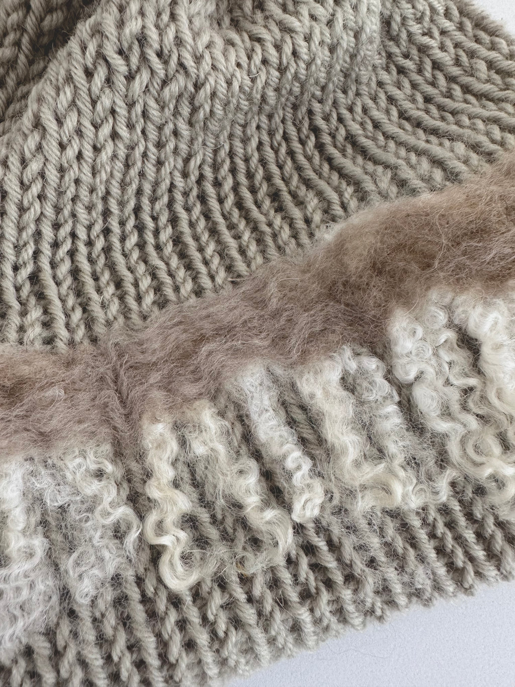 Knitted beanie #1 - made in Waiuku